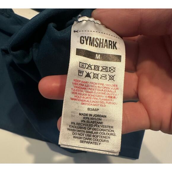 Gymshark Teal Blue set Leggings and bra - Picture 4 of 9